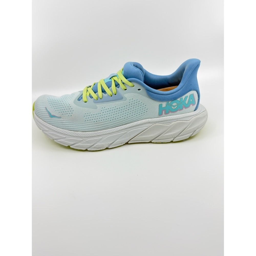 Hoka Arahi 7 Running Shoes Women 10 Blue Illusion Sunlit Ocean Stability Sneaker - Picture 5 of 11